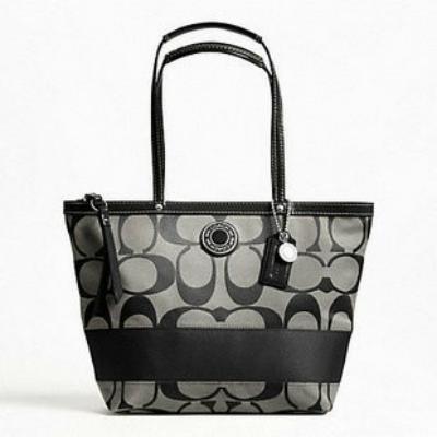 discount coach handbag-19046 black/white